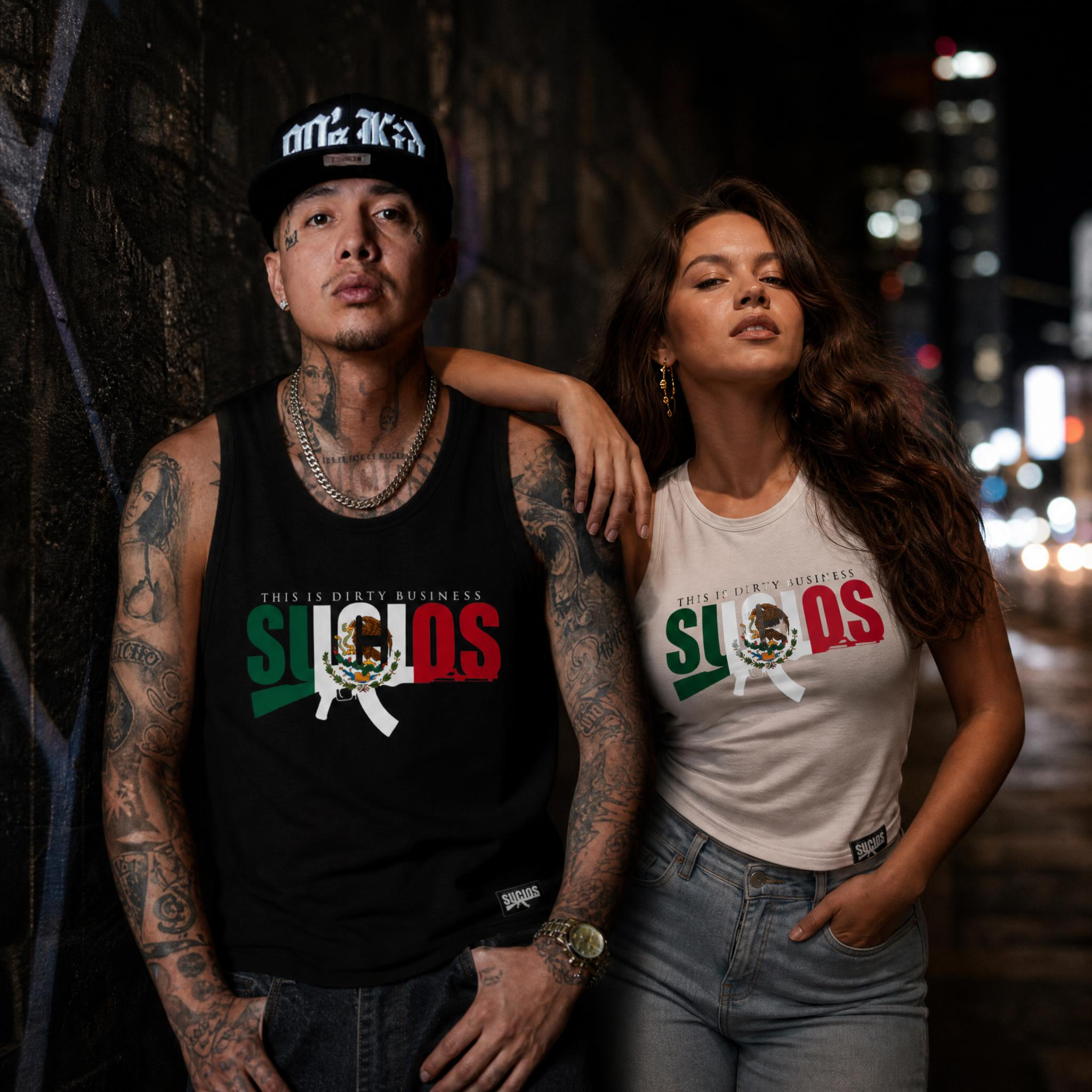 King Lil G and Nikki Nuños — Sucios Mexico tanks